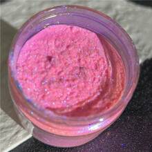 1 pieza de color aleatorio, Set de 7 piezas, Polvo iluminador Camaleón Extreme Powder Penetrante de Hielo Neón de Sirena, Polvo de sombra de ojos de 7 colores 0,3g