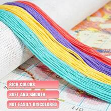 Personalisiertes Kreuzstich-Set, individualisiertes Foto-DIY, benutzerdefiniertes Stickerei-Set, Material-Paket, Kunstwerk, Nähzubehör, Dekoration für Zuhause, Geschenk für Feiertage