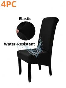 XL Size Stretch Chair Covers For Dining Room,Water-Resistant Large Dining Room Chair Slipcovers,Stretch Chair Cover,Parsons Chair Covers,Spandex High Chairs Protector Covers Seat Slipcover With Elastic Band For Dining Chairs,XL/Oversized Removable Washable Soft Spandex Extra Large Dining Room Chair Covers For Kitchen Hotel Table Banquet Solid Color(Light Mocha) - Multicolor - View 20