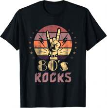 Men's Funny T-Shirt Graphic T-Shirt For Men Guitar Pick T-Shirt Soft Fabric, Breathable, Comfortable Short Sleeve T-Shirts Perfect For Summer - Các ban nhạc Rock cổ điển của thập niên 80 - Xem 1