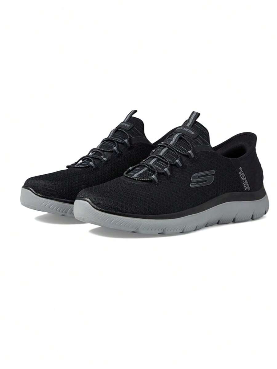Skechers Men's Summits High Range Hands Free Slip-In Sneaker, Black - Black - View 1