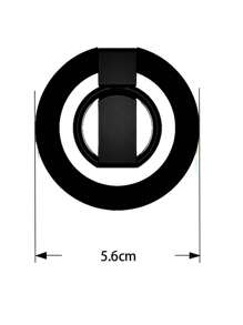 Suporte Magnético de Anel 3 em 1, Brilhante com Glitter, Ultra Fino e Leve, Magnético Forte, Rotação de 360°, Dobrável, Material de Liga, Portátil e Universal, Design de Decoração de Mesa, Compatível com iPhone, Celulares Android, Presente de Aniversário, Presente para Família e Amigos, Suporte de Anel, Pegador de Celular, Acessórios de Celular - Multicolorido - Visão 12