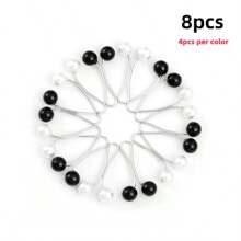 8pcs/16pcs/24pcs Invisible U-Shaped Waist Cincher Clips, Pants Waist Shortener Clips, No Sewing Required For Adjusting Waist/Hem/Cuff Length, Suitable For Clothing, Scarves, Curtains And Daily Use - Multicolor - View 27