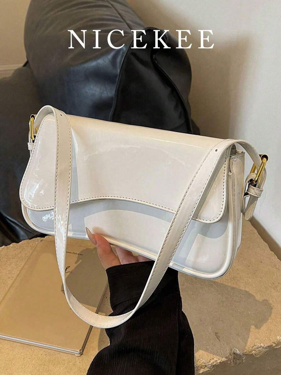 Lightweight Business Casual Flip-Top Square Bag, Suitable For Teenage Girls, Women, College Students, Young Professionals, And Office Workers, Perfect For Office, University, Work, Business, Commuting, Outdoor Activities, Travel, And Hiking