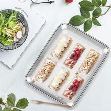 Deedro - Juego de bandejas para hornear con rejilla de refrigeración [2 hojas + 2 estantes], charola para hornear galletas de acero inoxidable con estante de 10 x 8 x 1 pulgadas, resistente, noóxico, fácil de limpiar - 10 pulgadas - Ver 5