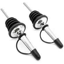 6 件套酒嘴、倒酒器、酒瓶醒酒器、橄榄油分配器、防尘盖倒酒器、酒吧快速倒酒器 - 彩色 - 查看 2