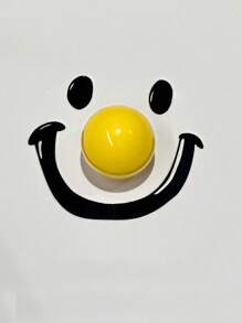 3/6 件微笑小丑马桶盖支架，无需亲自触摸马桶盖，减少细菌感染，为浴室带来一些乐趣浴室装饰