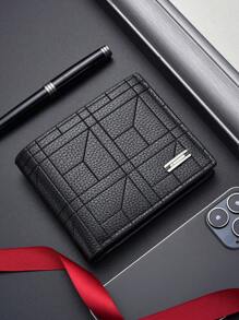 SHABILI Cartera clásica coreana para hombre, de gran capacidad, con múltiples tarjetas, esencial para hombres, cartera