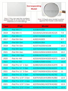 透明折叠保护套适用于 iPad Mini 4/5/6/9.7/10.2/10.5、iPad Air 4/5、iPad 10th、iPad 10.9、iPad Pro 11 英寸、iPad Air 11 (M2) Pro 11 (M4) 2024 Tpu 背面舒适轻便软框架黑色 - 黑色 - 查看 10