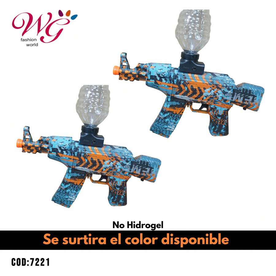 Pistola grande de1 y 2 piezas sin hidrogel - Multicolor - Ver 1