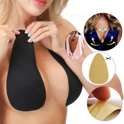 Thin Breathable Chest Lifting Patch, Invisible Underwear, Anti Sagging And Seamless Nipple Patch, Disposable And Adjustable Chest Lifting Patch