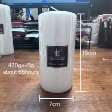 Weiße zylindrische Kerzen, rauchfreies Möbel-Accessoire, Deko, Requisiten für Homestay und Coffeeshop Fotoshootings, Geburtstags-Kerzen für Zuhause