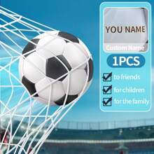 1pc Personalized Classic Tornado Style Size 5 Football, Soccer Ball For Outdoor Training And Entertainment, Suitable For Backyard, Park And Beach Kicking, Premium PU Leather Soccer Ball - Seamless, Highly Elastic , Suitable For Adult Training And Matches, Machine-Stitched Wear-Resistant PU Leather, Custom Logo For Christmas, Thanksgiving, Birthday Gifts For Men And Women, Perfect For Family Entertainment And Holiday Gifts,Stylish,Fashion,Hipster,Casual,Minimal Chic,Personalized,Customized,Custom,Unique,Guy Costumes,Capsule Wardrobe,Men Basic/Street Style,Ideal Gifts For Him,Boyfriend,Family,Friends,For Birthdays,For Vacation/Holiday,For School/Competition,For Sports/Climbing - Personalized Football Customization - View 7