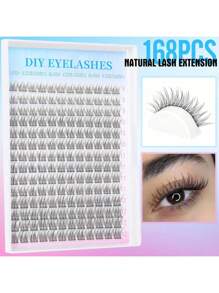 168 件 DIY 睫毛簇 睫毛加长睫毛簇 卷翘睫毛 超浓密单根睫毛 加长纤长睫毛簇 30D 簇状睫毛 DIY 睫毛延长 纤长漫画睫毛簇 适合初学者在家制作 0.07 毫米 D 卷曲 8-16 毫米混合自然睫毛延长 30P 睫毛簇 睫毛簇、睫毛簇、单根睫毛、睫毛、假睫毛