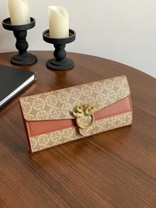 Vintage Designer Wallet PU Leather Women Wallet Elegant Evening Clutch Wallet Purse Wallet Long Wallet For Women Mini Wallet