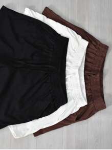 Women's 3-Piece Shorts Kit In Lightweight Knit - Nhiều màu - Xem 2