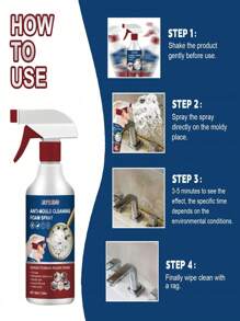 Foam Cleaning And Mildew Removing Spray Tile Wall Bathroom Silicone Multi-Function Cleaning And Mildew Removing Spray