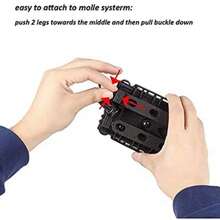 1 pieza Portabalas táctico universal para exteriores M4/5.56/7.62, portacargadores de única ajustable - Multicolor - Ver 3