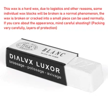 Wosk do polerowania biżuterii, blok wosku do polerowania luster zegarów i zegarków z litego metalu, wielofunkcyjny wosk do polerowania