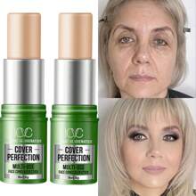 全覆盖遮瑕膏，自然哑光效果，防水底妆，遮盖黑眼圈、瑕疵和疤痕，适合所有肤质 - 彩色 - 查看 1