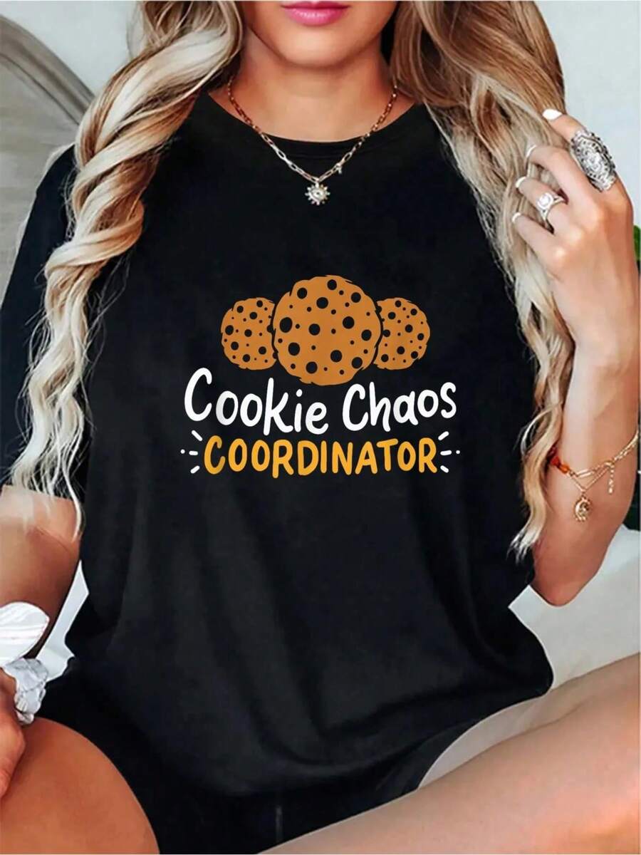 100% Cotton Cookie Costume For - Cookie Gifts For Adults T-Shirt.