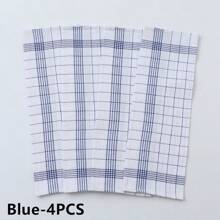 1/2/4/6/8/12 pièces Serviettes de cuisine ultra-douces, super absorbantes, à motifs carreaux et rayures, chiffons à vaisselle rouges / bleus / noirs, parfaits pour la maison et la salle à manger