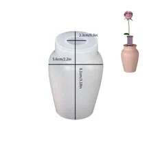 1 Set Of 8 Pcs Flower Vase & Candle Holder Mold, Resin Silicone Mold, Heat-Resistant Epoxy Resin Silicone Mold For Scented Candle DIY, Home Decoration Accessories, Creative Gift Box