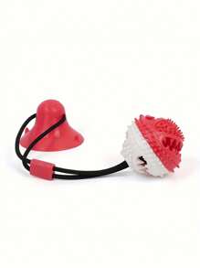 猫/狗爱好者礼物和狗/猫妈妈爱宠物咀嚼玩具喂食器，耐咬吸盘牵引绳夹训练玩具，狗爱好者和狗妈妈爱用品 - 彩色 - 查看 8