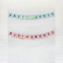 1 Set Baby Shower "It's A Girl" Letter Garland, BABY SHOWER Baptism Children's Birthday Party Decorative Banner - Multicolor - View 3