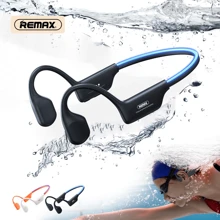 REMAX Reamx Professional Swimming Headphones, IP68 Water Resistant Wireless Earphones, Ear Hook Design, 8H Playtime, Stereo Sound With Mic, 3 In 1 Combine: With 32GB SD Card + Magnetic Cable, Earphones For Workouts & Sports, With Light Effect For Night Sport, Waterproof Earphone