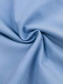 Men's Morocco Style Embroidered Short Sleeve Robe With Side Pockets, Islamic Men's Casual Home Robe, Ramadan Men's Robe - Baby Blue - View 7