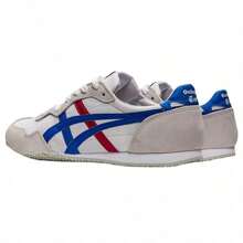 Onitsuka Tiger 时尚休闲简约舒适运动鞋 - 白灰色 - 查看 6