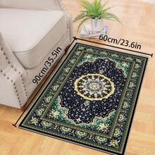 700g/Sq.M Crystal Velvet Rug With Non-Slip Backing, 5mm Thick, Bohemian Style Solid Color Rug, Soft And Washable For Indoor/Outdoor, Suitable For Living Room, Bedroom, Kitchen, Office, Home Decor Large Area Carpet Back To School