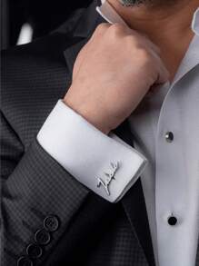 1 对定制不锈钢首字母袖扣,个性化首字母设计,男士独特礼物,正式服装配饰,耐用,雕刻,不锈钢,色彩鲜艳,可爱,迷人,有趣,卡哇伊,Y2K,时尚,男女通用,休闲,定制,个性化,独特,定制,适合他的理想礼物,适合她,她,男朋友,女朋友,家人,朋友,周年纪念日,情人节,母亲节,生日,儿童节,父亲节,毕业典礼,婚礼,乔迁,学校用品,返校,学校礼物,办公室,学校,教室,教师礼物,大学,同事,宿舍,老师,男孩和女孩,青少年,初中生,中学生,高中中学生、大学生、大学生、大一、大二、低年级学生 - 彩色 - 查看 3