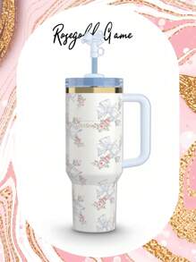 (Brand New Unopened) STENLEYS 40 Oz Stainless Steel Aster Blueberry Milk MAUVE SHIMMER Pearl The Halloween Tumbler Stainless Steel Water Bottle Double Wall Vacuum Insulated Portable Drinking Cup Travel Iced Coffee Mug Summer Drinkware With Handle And Straw, Perfect For Travel, Home, Office, Summer Sips, Ice Drinks & Hot Drinks - 40oz - 查看 14