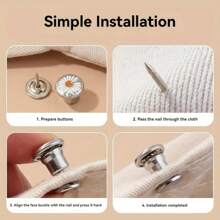 4pcs Non-Slip Metal Clips, Suitable For Pants Hem And Bucket Hat - Easy Install, Secure Fit, Multiple Colors, Pants Leg Bottom Clips Summer Cooling,Beach,Travel