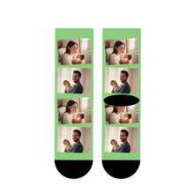 1 Pair Customized 3D Printed Portrait/Photo Socks, Unisex Personalized Novelty Crew Socks, Interesting And Unique Gifts For Easter, Women's Day, Father's Day, Celebrations, Parties, And Special Occasions - Multicolor - View 11
