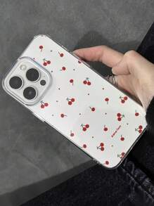 1 件白色带樱桃红 适用于苹果手机壳，GUCADI - 彩色 - 查看 4