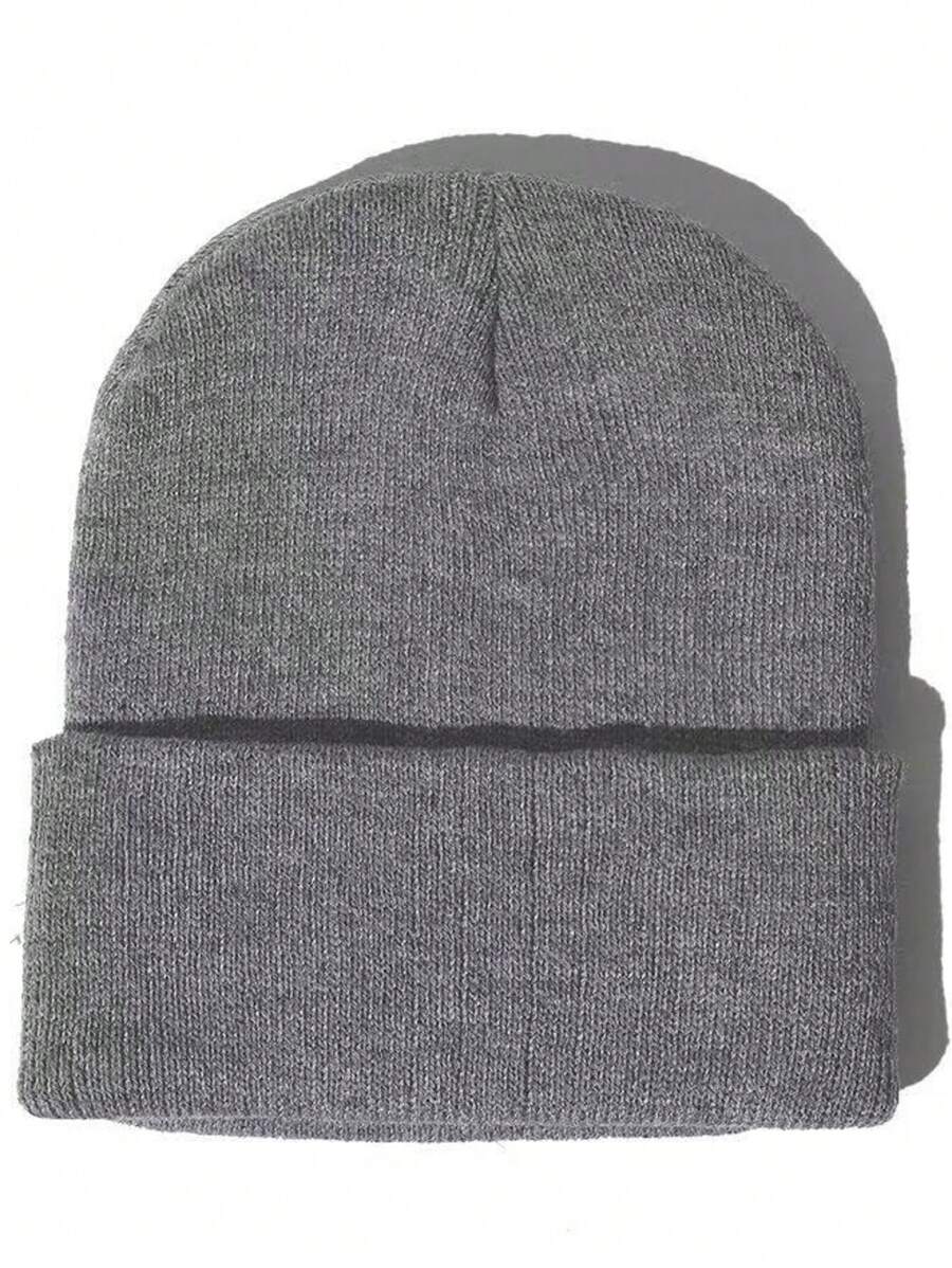MilyModa Winter Hat, Cold Cap, Without Embroidery For Adults, Beret Cap - 灰色 - 查看 1