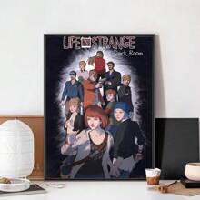 Tranh treo tường (1 cái/3 cái) chủ đề Game Anime cổ điển, Life Is Strange The Storm, không khung, phong cách Club Bar, tranh nghệ thuật treo tường phòng ngủ/phòng học, tranh canvas không khung/có khung. - Nhiều màu - Xem 12