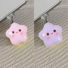 New Cute 3D Star Shaped Dust Plug, Cartoon Phone Dust Plug, Fits Apple 16 Charging Port, Type-C Interface, Universal Pendant, Suitable As Friend/Girlfriend Gift, Anti-Lost - Multicolor - View 20