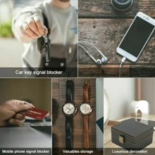 NetHong Car Key Signal Blocker Box Keyless Faraday Box Anti-Theft Blocking Pouch