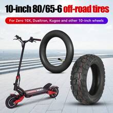 10 Inch 80/65-6 Off-Road Vacuum Tire, Thicker Inner And Outer Tire Replacement Accessories Suitable For Zero 10X Dualtron Kugoo M4