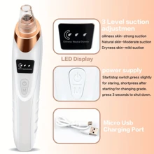 5-Needle Blackhead Removal Vacuum Cleaner - Deep Facial Cleansing Pore Cleaner, A Gentle And  Portable Device For Facial Care - 2 件 - 查看 2