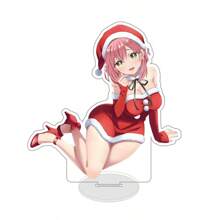 Anime Kimi No Koto Ga Dai Dai Dai Dai Daisuki Na Hyaku-Nin No Kanojo Decoración de marca de soporte acrílico de conejo de Pascua de 15 cm de alto