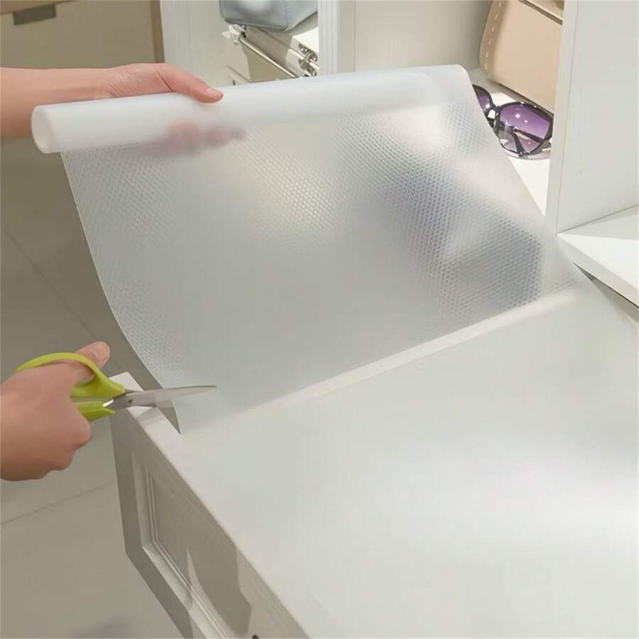 Waterproof Non-Slip Liner For Refrigerator Drawers Furniture And Shelves Easy To Clean - 無色 - 查看 1