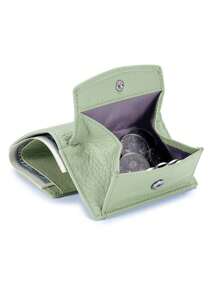 New Women Short Snap Fastener Wallet, Large Capacity Coin Purse, Tri-Fold Wallet, Mini Wallet - View 1