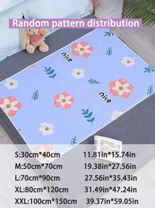 再利用可能な防水おむつ替えマット、滑り止め吸収性ナーシングマット、失禁、生理用、オールシーズン対応、防水生理用ナプキン、防水洗濯可能マットレスプロテクター、生理、失禁、夜尿症の女性に適しています。大人や高齢者にも適しています。 - マルチカラー - チェックする 4