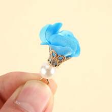10 chiếc 28*14mm nhiều màu sắc ngọc trai giả tua rua mặt dây chuyền làm đồ trang sức vòng tay vòng cổ bông tai vật dụng thủ công tự làm - Tua hoa ngọc trai - Xem 6