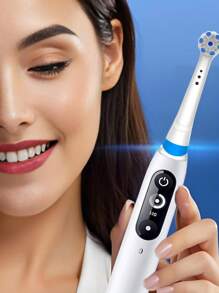 兼容 OralB IO 电动牙刷替换牙刷头，专业电动牙刷刷头替换装适用于 OralB IO 2 3 4 5 6 7 8 9 10 系列电动牙刷 - 彩色 - 查看 8